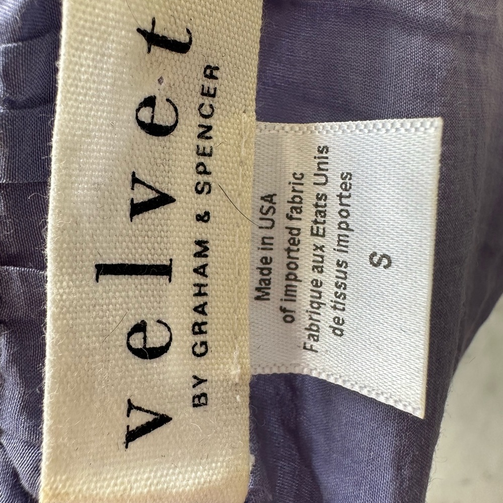 Velvet by Graham & Spencer Lavender Silk Blend Blouse - Picture 4 of 5
